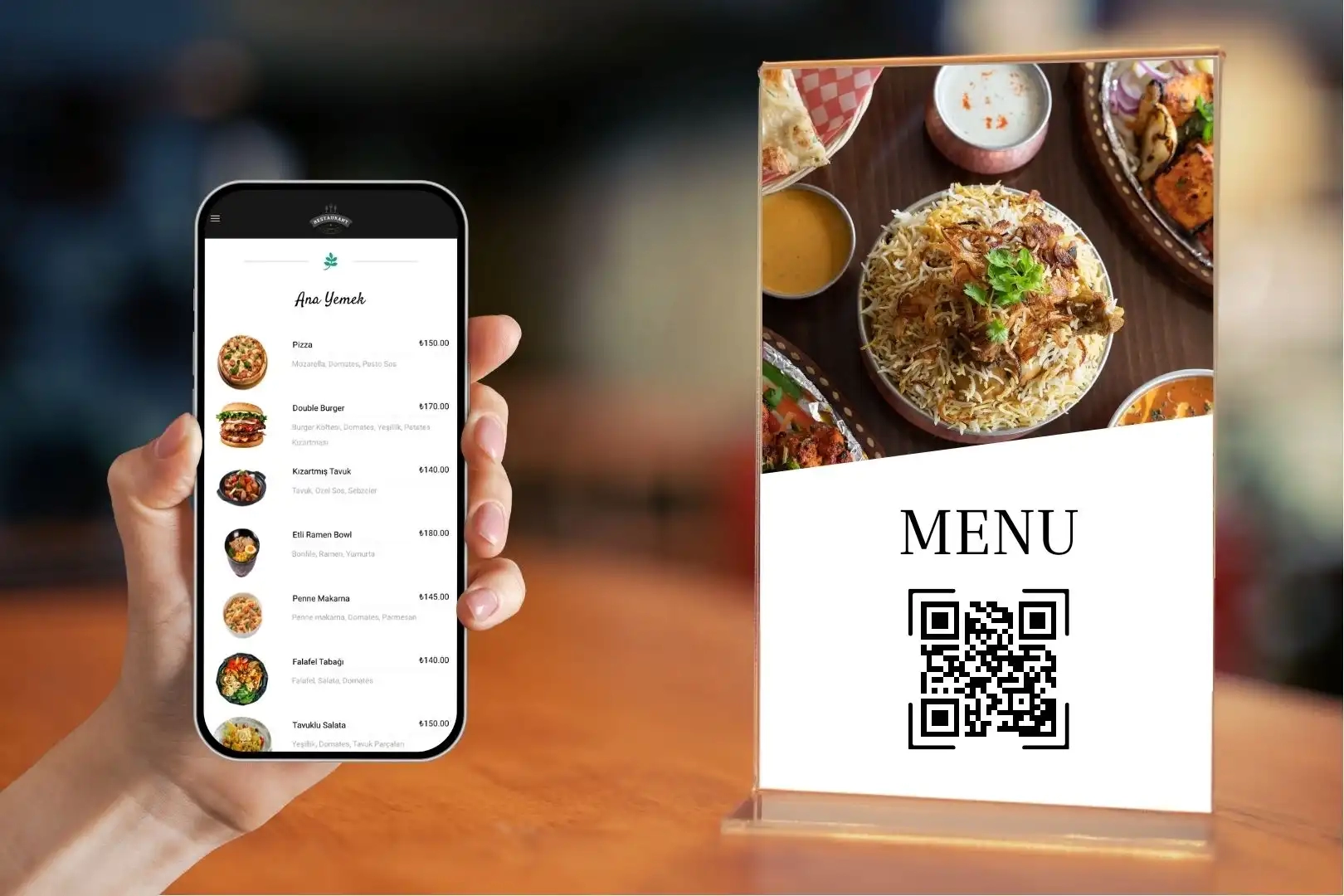 Restoranlar için QR Menü Çözümü